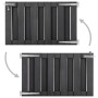 Gray WPC garden gate 100x60 cm by , garden gates - Ref: Foro24-49081, Price: 109,98 €, Discount: %