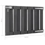 Gartentor WPC grau 100x60 cm von , Gartentore - Ref: Foro24-49081, Preis: 107,06 €, Rabatt: %