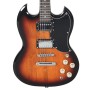 Elektrische Gitarre für Anfänger mit brauner schwarzer Hülle 4/4 39" von , Gitarren - Ref: Foro24-70188, Preis: 175,30 €, Rab...