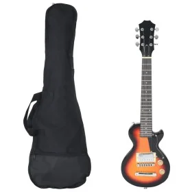 Guitarra eléctrica para niños con funda marrón y negro 3/4 30" by , Guitars - Ref: Foro24-70197, Price: 137,67 €, Discount: %