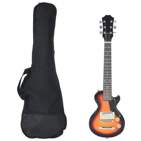 Guitarra eléctrica para niños con funda marrón y negro 3/4 30" de , Guitarras - Ref: Foro24-70197, Precio: 137,59 €, Descuent...