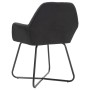 Esszimmerstühle 2 Einheiten aus schwarzem Stoff von vidaXL, Essstühle - Ref: Foro24-249813, Preis: 161,26 €, Rabatt: %