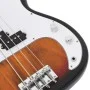 Bajo eléctrico para principiantes y funda marrón blanco 4/4 46" de , Guitarras - Ref: Foro24-70184, Precio: 146,95 €, Descuen...