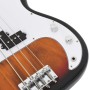 Einsteiger-E-Bass und Koffer, Braun, Weiß, 4/4, 46 Zoll von , Gitarren - Ref: Foro24-70184, Preis: 149,45 €, Rabatt: %
