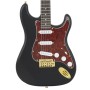 Einsteiger E-Gitarre mit Koffer schwarz gold 4/4 39" von , Gitarren - Ref: Foro24-70194, Preis: 153,42 €, Rabatt: %