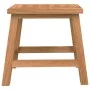 Solid walnut wood step stool 29x22.5x25.5 cm by , Shower seats and benches - Ref: Foro24-350347, Price: 29,15 €, Discount: %