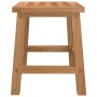 Solid walnut wood step stool 29x22.5x25.5 cm by , Shower seats and benches - Ref: Foro24-350347, Price: 29,74 €, Discount: %