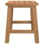 Solid walnut wood step stool 29x22.5x25.5 cm by , Shower seats and benches - Ref: Foro24-350347, Price: 29,15 €, Discount: %