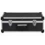 Black aluminum tool case 46x33x16 cm by vidaXL, Toolboxes - Ref: Foro24-91847, Price: 61,27 €, Discount: %