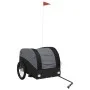 Fahrradanhänger aus schwarzem Eisen, 45 kg von , Fahrradanhänger - Ref: Foro24-94136, Preis: 93,99 €, Rabatt: %