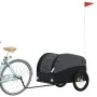 Fahrradanhänger aus schwarzem Eisen, 45 kg von , Fahrradanhänger - Ref: Foro24-94136, Preis: 93,99 €, Rabatt: %