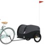 Fahrradanhänger aus schwarzem Eisen, 45 kg von , Fahrradanhänger - Ref: Foro24-94136, Preis: 95,70 €, Rabatt: %
