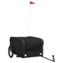 Remolque para bicicleta hierro negro 45 kg de , Remolques para bicicletas - Ref: Foro24-94052, Precio: 93,40 €, Descuento: %