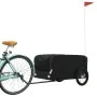 Remolque para bicicleta hierro negro 45 kg de , Remolques para bicicletas - Ref: Foro24-94052, Precio: 93,40 €, Descuento: %