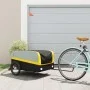 Remolque para bicicleta hierro negro y amarillo 45 kg de , Remolques para bicicletas - Ref: Foro24-94050, Precio: 81,31 €, De...