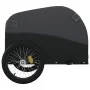 Remolque para bicicleta hierro negro 30 kg de , Remolques para bicicletas - Ref: Foro24-94122, Precio: 83,78 €, Descuento: %