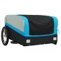 Remolque para bicicleta hierro negro y azul 45 kg de , Remolques para bicicletas - Ref: Foro24-94044, Precio: 87,86 €, Descue...
