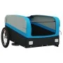 Remolque para bicicleta hierro negro y azul 45 kg de , Remolques para bicicletas - Ref: Foro24-94044, Precio: 87,86 €, Descue...