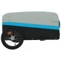 Remolque para bicicleta hierro negro y azul 45 kg de , Remolques para bicicletas - Ref: Foro24-94044, Precio: 87,86 €, Descue...