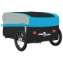 Remolque para bicicleta hierro negro y azul 45 kg de , Remolques para bicicletas - Ref: Foro24-94044, Precio: 87,86 €, Descue...