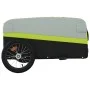 Black and green iron bicycle trailer 45 kg by , Bicycle trailers - Ref: Foro24-94046, Price: 88,73 €, Discount: %