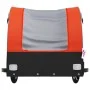 Black and orange iron bicycle trailer 30 kg by , Bicycle trailers - Ref: Foro24-94117, Price: 77,56 €, Discount: %