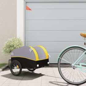 Remolque para bicicleta hierro negro y amarillo 30 kg de , Remolques para bicicletas - Ref: Foro24-94120, Precio: 77,52 €, De...