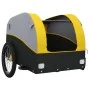 Remolque para bicicleta hierro negro y amarillo 30 kg de , Remolques para bicicletas - Ref: Foro24-94120, Precio: 76,19 €, De...