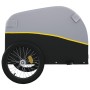 Schwarz-gelber Fahrradanhänger aus Eisen, 30 kg von , Fahrradanhänger - Ref: Foro24-94120, Preis: 77,52 €, Rabatt: %