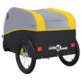 Schwarz-gelber Fahrradanhänger aus Eisen, 30 kg von , Fahrradanhänger - Ref: Foro24-94120, Preis: 77,52 €, Rabatt: %