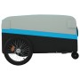 Schwarz-blauer Fahrradanhänger aus Eisen, 45 kg von , Fahrradanhänger - Ref: Foro24-94065, Preis: 86,70 €, Rabatt: %