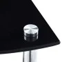 4-stufiges Regal aus schwarzem Hartglas, 30 x 30 x 100 cm von vidaXL, Bücherregale und Regale - Ref: Foro24-249520, Preis: 41...