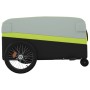 Schwarz-grüner Fahrradanhänger aus Eisen, 45 kg von , Fahrradanhänger - Ref: Foro24-94067, Preis: 89,71 €, Rabatt: %
