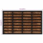 Rechteckige Fußmatte aus Gummi und Kokosfaser, 45 x 75 cm von , Fußmatten - Ref: Foro24-155665, Preis: 32,26 €, Rabatt: %