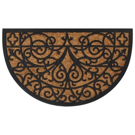 Semicircular rubber and coconut fiber doormat 45x75 cm by , Doormats - Ref: Foro24-155667, Price: 24,58 €, Discount: %
