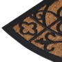 Halbrunde Fußmatte aus Gummi und Kokosfaser, 45 x 75 cm von , Fußmatten - Ref: Foro24-155667, Preis: 24,41 €, Rabatt: %