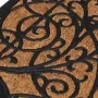 Felpudo semicircular de goma y fibra de coco 45x75 cm de , Felpudos - Ref: Foro24-155667, Precio: 23,46 €, Descuento: %