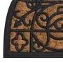Halbrunde Fußmatte aus Gummi und Kokosfaser, 45 x 75 cm von , Fußmatten - Ref: Foro24-155667, Preis: 24,58 €, Rabatt: %