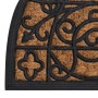 Halbrunde Fußmatte aus Gummi und Kokosfaser, 45 x 75 cm von , Fußmatten - Ref: Foro24-155667, Preis: 24,41 €, Rabatt: %