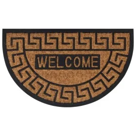 Semicircular rubber and coconut fiber doormat 45x75 cm by , Doormats - Ref: Foro24-155885, Price: 21,16 €, Discount: %