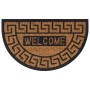Semicircular rubber and coconut fiber doormat 45x75 cm by , Doormats - Ref: Foro24-155885, Price: 22,07 €, Discount: %