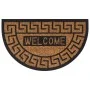 Semicircular rubber and coconut fiber doormat 45x75 cm by , Doormats - Ref: Foro24-155885, Price: 21,16 €, Discount: %