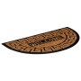 Semicircular rubber and coconut fiber doormat 45x75 cm by , Doormats - Ref: Foro24-155885, Price: 22,07 €, Discount: %