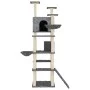 Cat scratcher with dark gray sisal posts 191 cm by , Cat furniture - Ref: Foro24-171596, Price: 112,02 €, Discount: %
