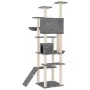 Cat scratcher with dark gray sisal posts 191 cm by , Cat furniture - Ref: Foro24-171596, Price: 112,02 €, Discount: %