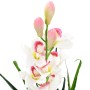 Artificial orchid plant with green pot 100 cm by , artificial flora - Ref: Foro24-245952, Price: 54,24 €, Discount: %