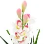 Artificial orchid plant with green pot 100 cm by , artificial flora - Ref: Foro24-245952, Price: 53,47 €, Discount: %