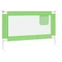 Barandilla de seguridad cama de niño verde tela 120x25 cm de , Barandillas de seguridad - Ref: Foro24-10191, Precio: 31,52 €,...