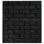 Self-adhesive wallpaper with 3D brick design, 40 units, black. by , Painted paper - Ref: Foro24-150726, Price: 101,81 €, Disc...