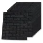 Selbstklebende Tapete 3D Ziegel 40 Stück schwarz von , Bemaltes Papier - Ref: Foro24-150726, Preis: 101,81 €, Rabatt: %